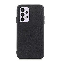 Soft Luxury Leather Snap On Case Cover B03H for Samsung Galaxy A33 5G Black