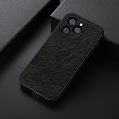 Soft Luxury Leather Snap On Case Cover B05H for Huawei Honor 60 SE 5G Black