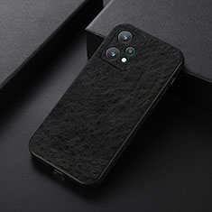 Soft Luxury Leather Snap On Case Cover B05H for Realme 9 Pro 5G Black