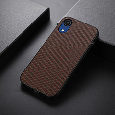 Soft Luxury Leather Snap On Case Cover B05H for Samsung Galaxy A03 Core Brown