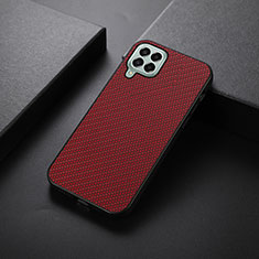 Soft Luxury Leather Snap On Case Cover B05H for Samsung Galaxy M33 5G Red