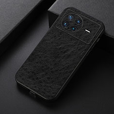 Soft Luxury Leather Snap On Case Cover B05H for Vivo X Note Black