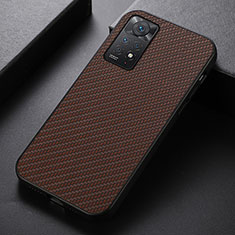 Soft Luxury Leather Snap On Case Cover B05H for Xiaomi Redmi Note 11 Pro 5G Brown