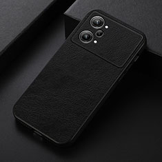 Soft Luxury Leather Snap On Case Cover B06H for Oppo K10 Pro 5G Black