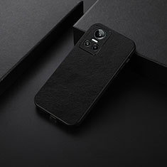 Soft Luxury Leather Snap On Case Cover B06H for Realme GT Neo3 5G Black