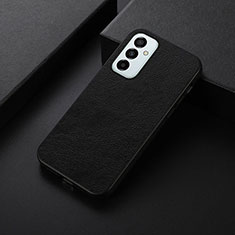 Soft Luxury Leather Snap On Case Cover B06H for Samsung Galaxy M23 5G Black