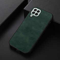 Soft Luxury Leather Snap On Case Cover B06H for Samsung Galaxy M33 5G Green