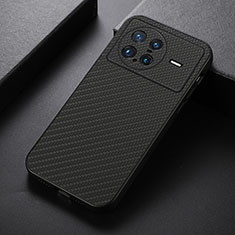 Soft Luxury Leather Snap On Case Cover B07H for Vivo X Note Black