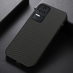 Soft Luxury Leather Snap On Case Cover B07H for Xiaomi Redmi K50 Pro 5G Black