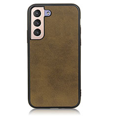 Soft Luxury Leather Snap On Case Cover B08H for Samsung Galaxy S23 Plus 5G Green