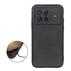 Soft Luxury Leather Snap On Case Cover B08H for Vivo X Note Black