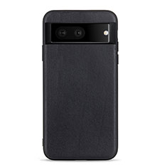 Soft Luxury Leather Snap On Case Cover B10H for Google Pixel 7 5G Black