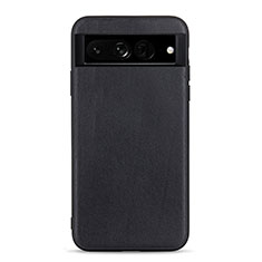 Soft Luxury Leather Snap On Case Cover B10H for Google Pixel 7 Pro 5G Black