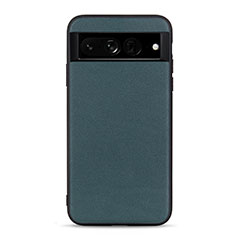 Soft Luxury Leather Snap On Case Cover B10H for Google Pixel 7 Pro 5G Green