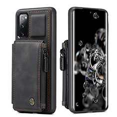 Soft Luxury Leather Snap On Case Cover C01S for Samsung Galaxy S20 FE 4G Black