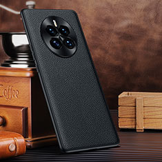 Soft Luxury Leather Snap On Case Cover DL1 for Huawei Mate 50 Black