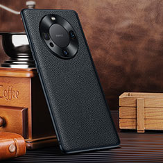 Soft Luxury Leather Snap On Case Cover DL1 for Huawei Mate 60 Pro Black