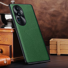 Soft Luxury Leather Snap On Case Cover DL1 for Oppo Reno10 Pro+ Plus 5G Green