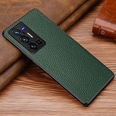 Soft Luxury Leather Snap On Case Cover DL1 for Vivo X70 Pro+ Plus 5G Green