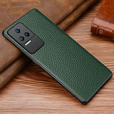 Soft Luxury Leather Snap On Case Cover DL1 for Xiaomi Poco F4 5G Green