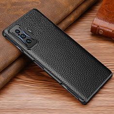 Soft Luxury Leather Snap On Case Cover DL1 for Xiaomi Redmi K50 Gaming AMG F1 5G Black