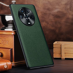 Soft Luxury Leather Snap On Case Cover DL3 for Huawei Honor Magic4 5G Green