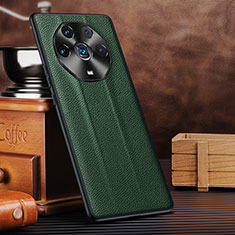 Soft Luxury Leather Snap On Case Cover DL3 for Huawei Honor Magic4 Ultimate 5G Green