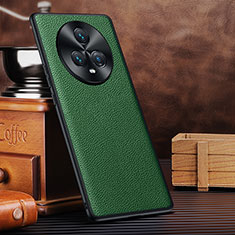 Soft Luxury Leather Snap On Case Cover DL3 for Huawei Honor Magic5 5G Green