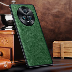 Soft Luxury Leather Snap On Case Cover DL3 for Huawei Honor Magic5 Pro 5G Green