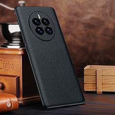 Soft Luxury Leather Snap On Case Cover DL3 for Huawei Mate 50 Black