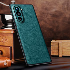 Soft Luxury Leather Snap On Case Cover DL3 for Huawei Nova 10 Cyan