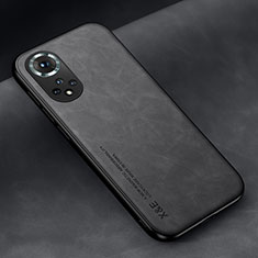 Soft Luxury Leather Snap On Case Cover DY1 for Huawei Nova 9 Black