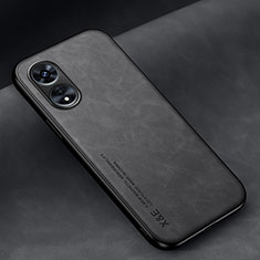 Soft Luxury Leather Snap On Case Cover DY1 for Oppo A1 Pro 5G Black