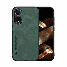 Soft Luxury Leather Snap On Case Cover DY1 for Oppo A58 4G Green