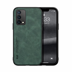 Soft Luxury Leather Snap On Case Cover DY1 for Oppo A74 4G Green