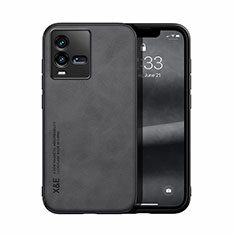 Soft Luxury Leather Snap On Case Cover DY1 for Vivo iQOO 9T 5G Black