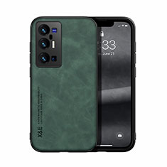 Soft Luxury Leather Snap On Case Cover DY1 for Vivo X70 Pro+ Plus 5G Green