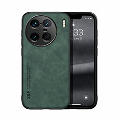 Soft Luxury Leather Snap On Case Cover DY1 for Vivo X90 Pro+ Plus 5G Green