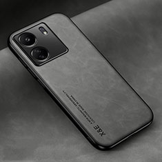 Soft Luxury Leather Snap On Case Cover DY1 for Xiaomi Poco C65 Gray