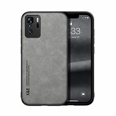 Soft Luxury Leather Snap On Case Cover DY1 for Xiaomi Poco X3 GT 5G Gray