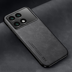 Soft Luxury Leather Snap On Case Cover DY1 for Xiaomi Redmi K70 5G Black