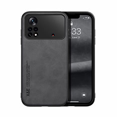 Soft Luxury Leather Snap On Case Cover DY1 for Xiaomi Redmi Note 11E Pro 5G Black