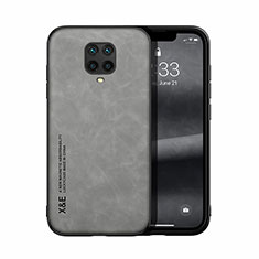 Soft Luxury Leather Snap On Case Cover DY1 for Xiaomi Redmi Note 9 Pro Max Gray