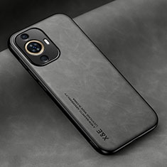 Soft Luxury Leather Snap On Case Cover DY2 for Huawei Nova 11 Gray