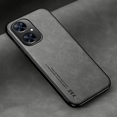 Soft Luxury Leather Snap On Case Cover DY2 for Huawei Nova 11i Gray