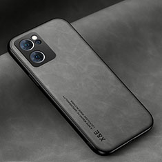 Soft Luxury Leather Snap On Case Cover DY2 for OnePlus Nord CE 2 5G Gray