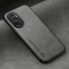 Soft Luxury Leather Snap On Case Cover DY2 for Oppo Reno10 Pro+ Plus 5G Gray