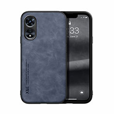 Soft Luxury Leather Snap On Case Cover DY2 for Oppo Reno8 T 5G Blue