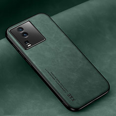 Soft Luxury Leather Snap On Case Cover DY2 for Vivo iQOO Neo7 SE Green