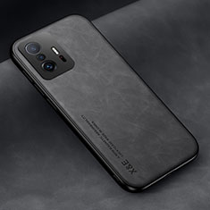 Soft Luxury Leather Snap On Case Cover DY2 for Xiaomi Mi 11T 5G Black